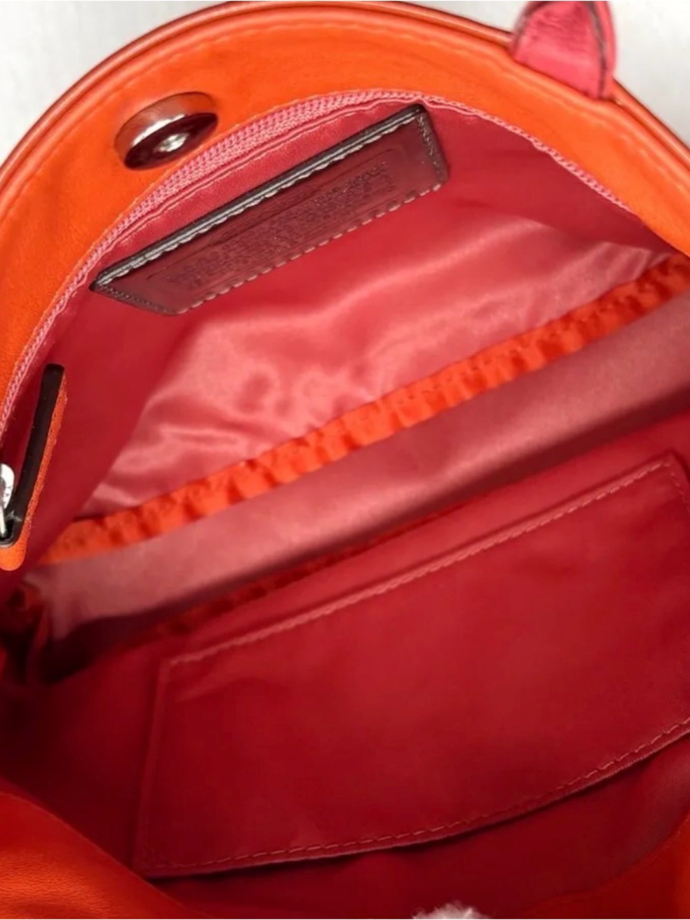 Coach RARE Bonnie Cashin Poppy Kisslock Satchel EUC - Picture 8 of 10